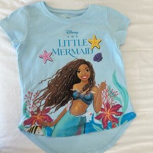Disney Little Mermaid Aqua Tee with Vibrant Design